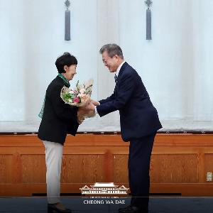 최영애 신임 국가인권위원회 위원장 임명장 수여식  2018-09-04 