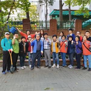 고양시 화정2동, 마을가꾸기 가을맞이 국화 꽃 식재