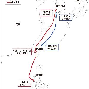 천연기념물 노랑부리백로의 겨울나기 이동경로 최초 확인